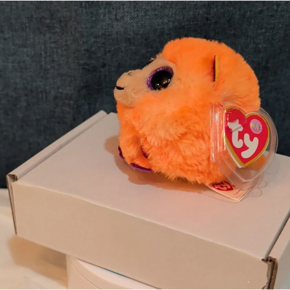 Ty Puffies Coconut The Monkey Plush Toy Orange 3
